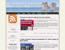 Tablet Screenshot of financialfreedomlibrary.com